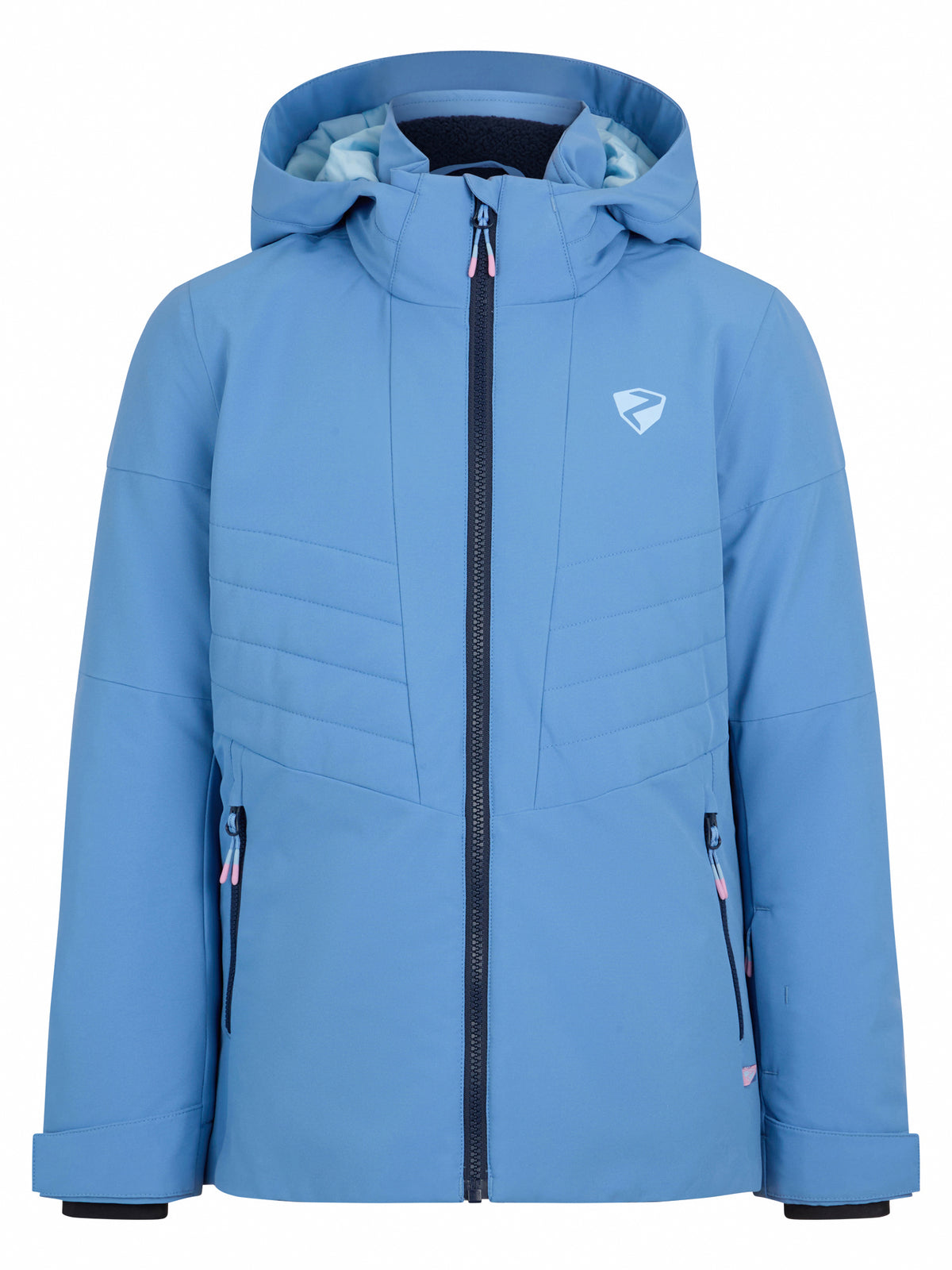 ZIENER ARISA-Z jacket junior girls Langlaufoberteile ZIENER shadow blue 140