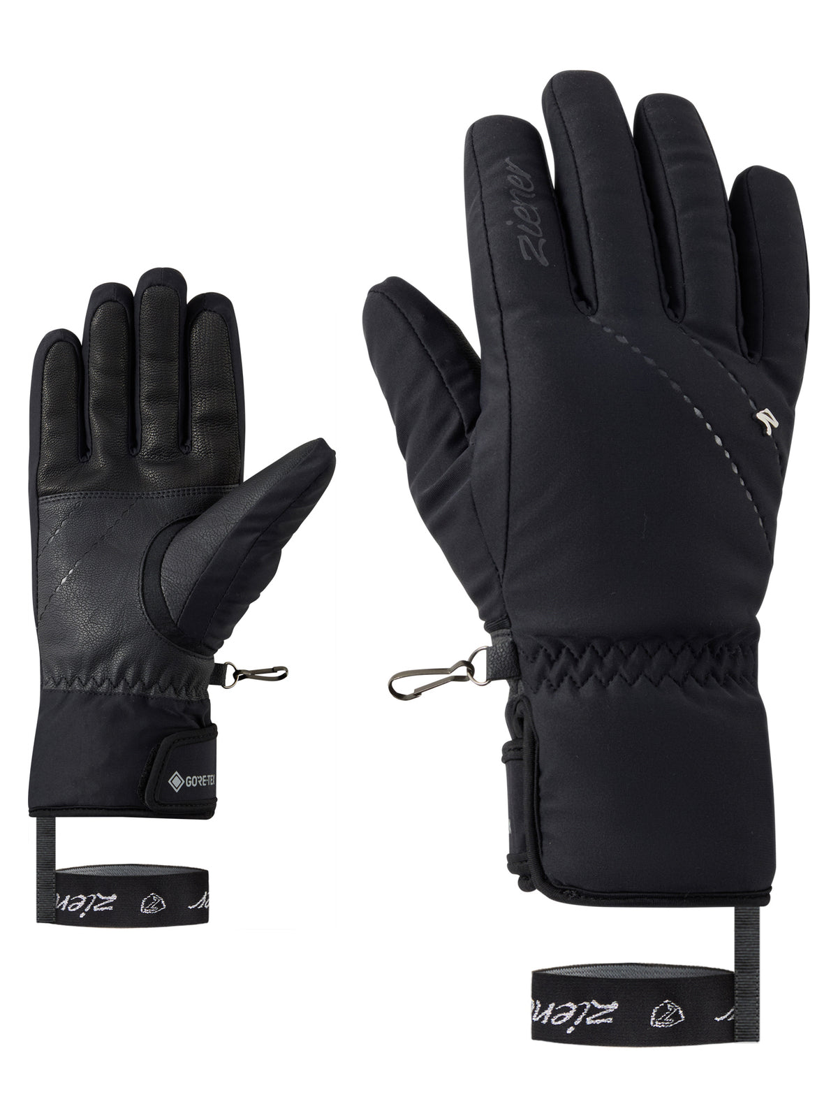 ZIENER KJELAA-Z GTX + GORE PLUS WARM glov Ski- & Snowboardhandschuhe ZIENER black 6,5