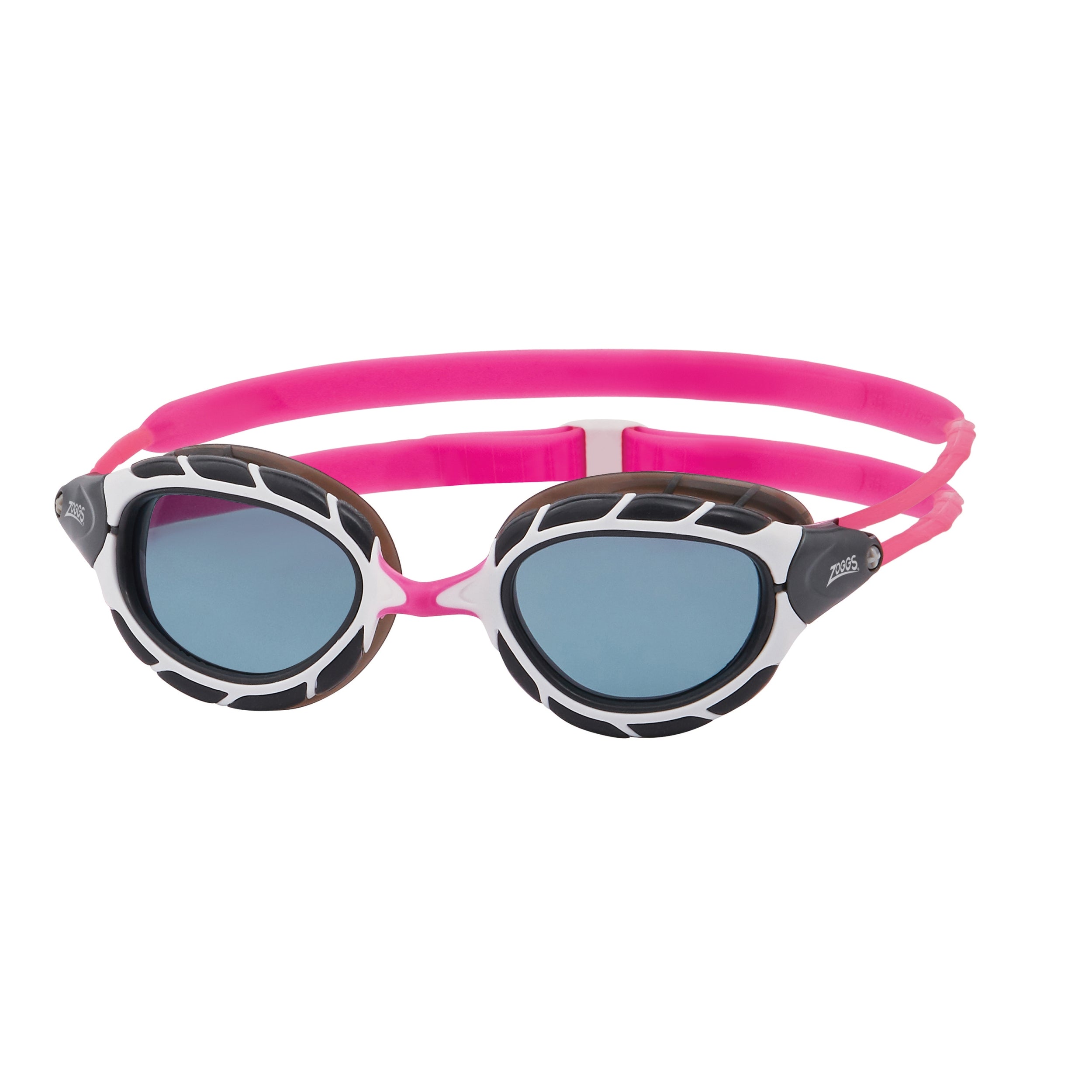 ZOGGS Predator Schwimmbrillen ZOGGS Pink White Tinted Smoke - Smaller F -