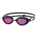 ZOGGS Predator Titanium Schwimmbrillen ZOGGS Grey Black Mirror Pink - Smaller Fi -