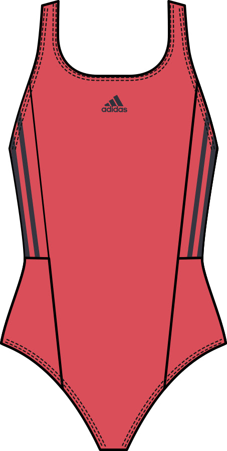 ADIDAS 3S MID SUIT Badeanzug ADIDAS PRELSC/LEGINK 36