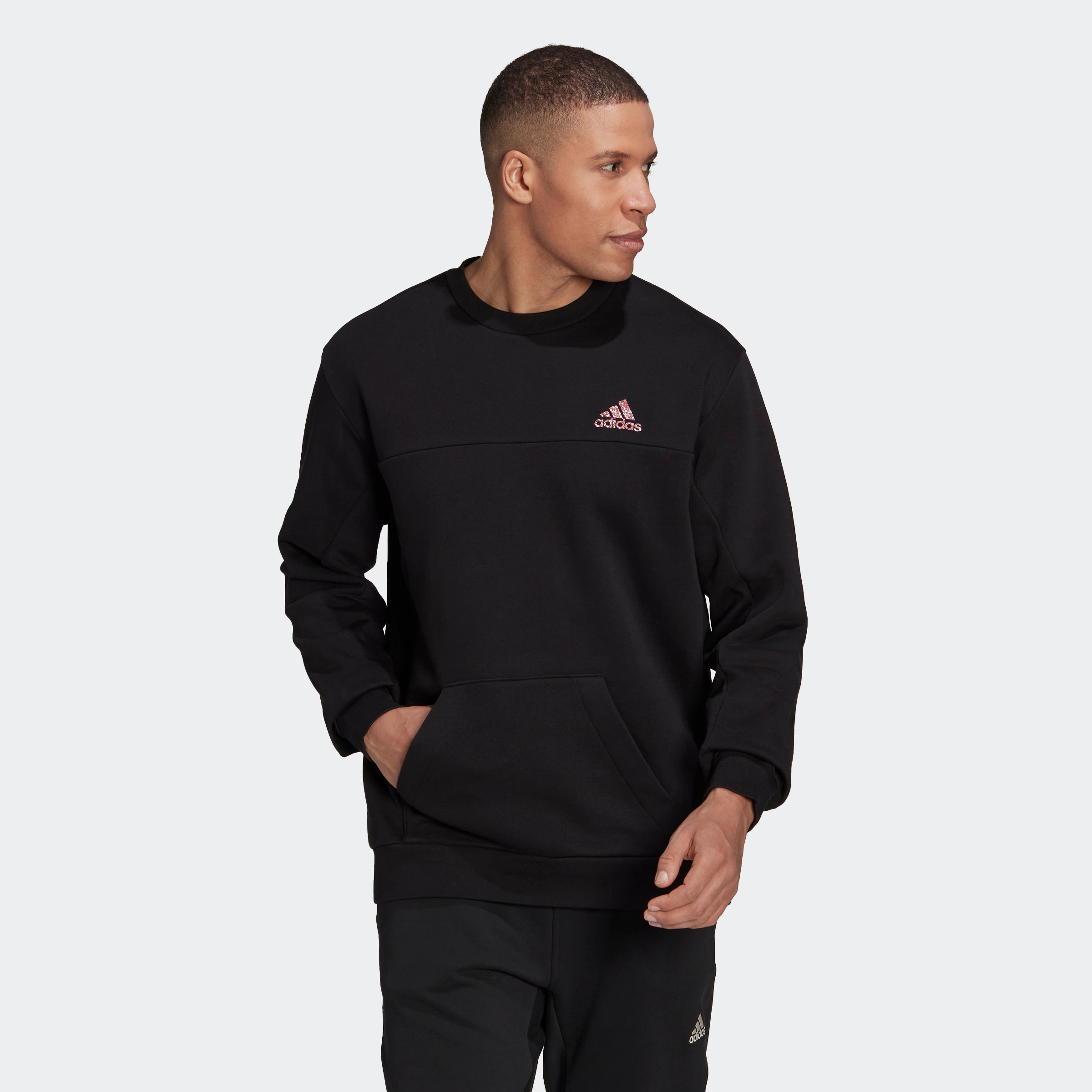 ADIDAS M FL RECBOS, Herren Sweatshirt Freizeitpullover ADIDAS