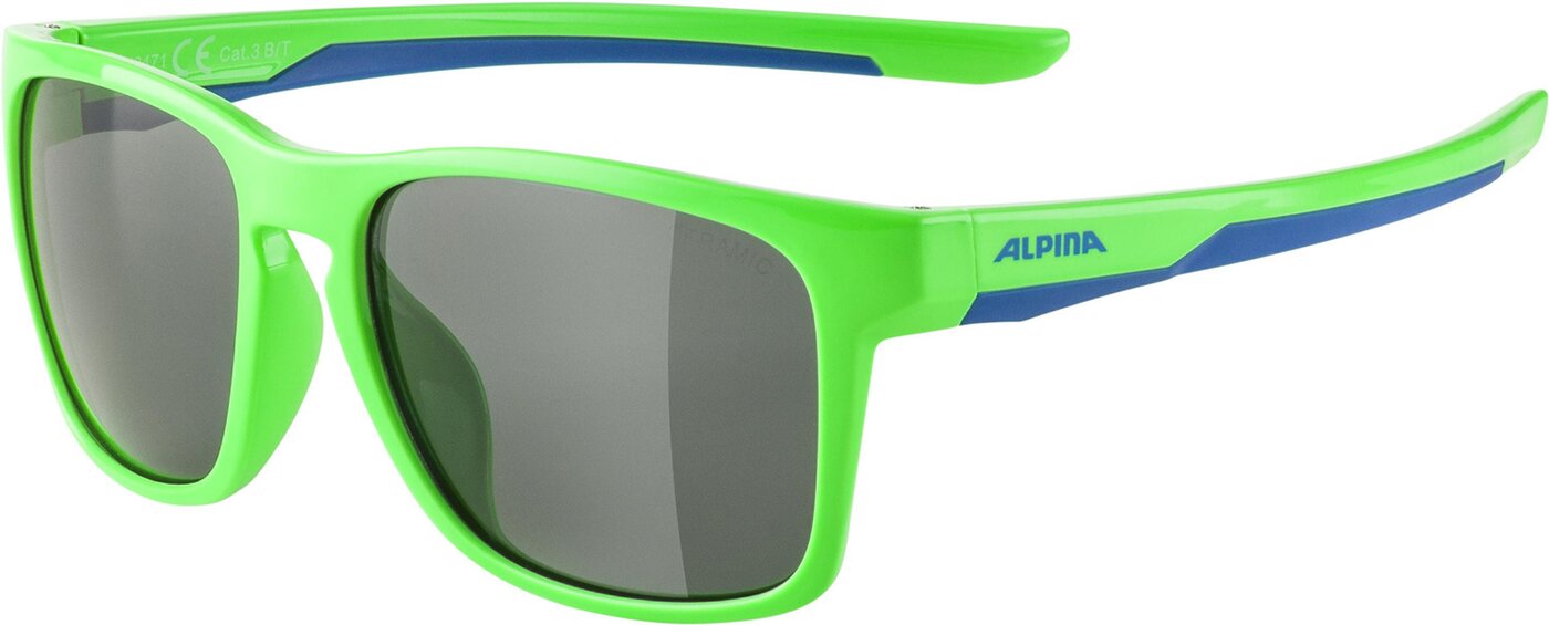 ALPINA FLEXXY COOL KIDS I Fahrradbrillen ALPINA neon green-blue gloss -