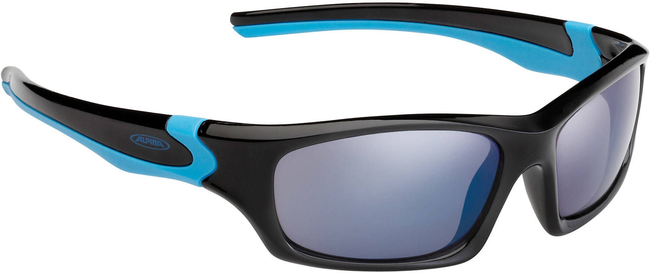 ALPINA Herren Flexxy Fahrradbrillen ALPINA schwarz-cyan -