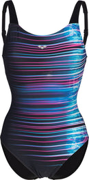 ARENA WOMEN'S BODYLIFT SWIMSUIT U BA Badeanzug ARENA BLACK-BLACK MULTI 38