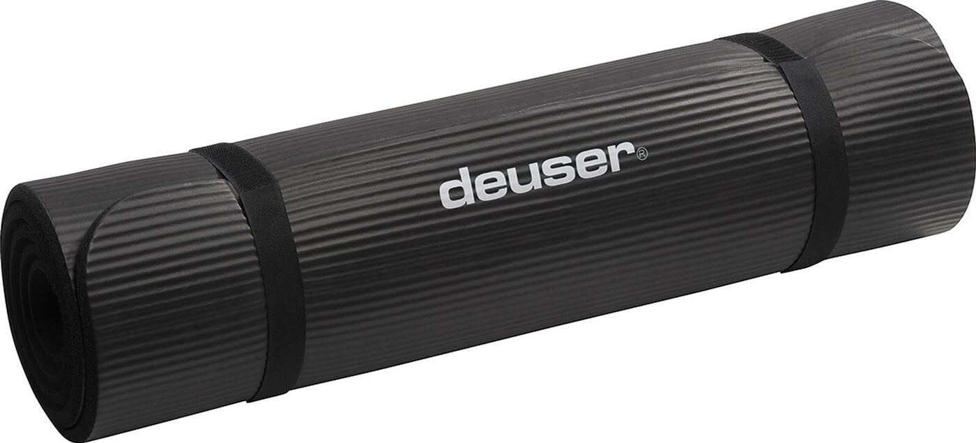 DEUSER Deuser Fitness Matte NBR Gymnastik & Yoga DEUSER SCHWARZ -