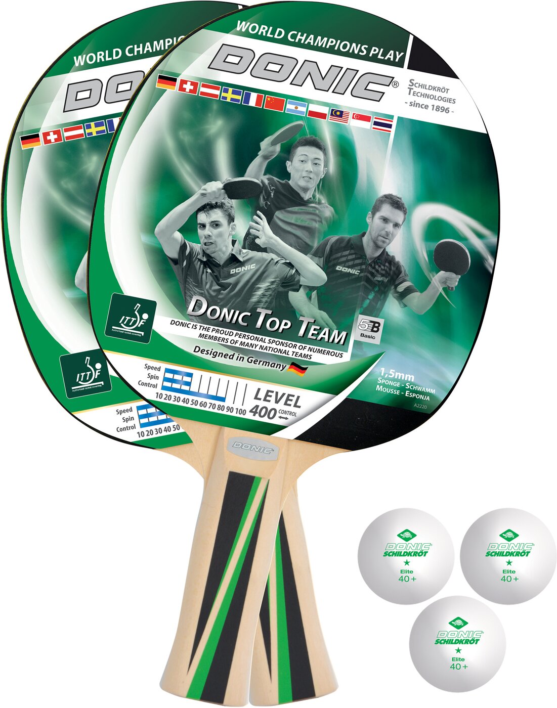 DONIC SCHILDKRÖT Donic-Schildkröt Tischtennis-Set To Tischtennis DONIC SCHILDKRÖT