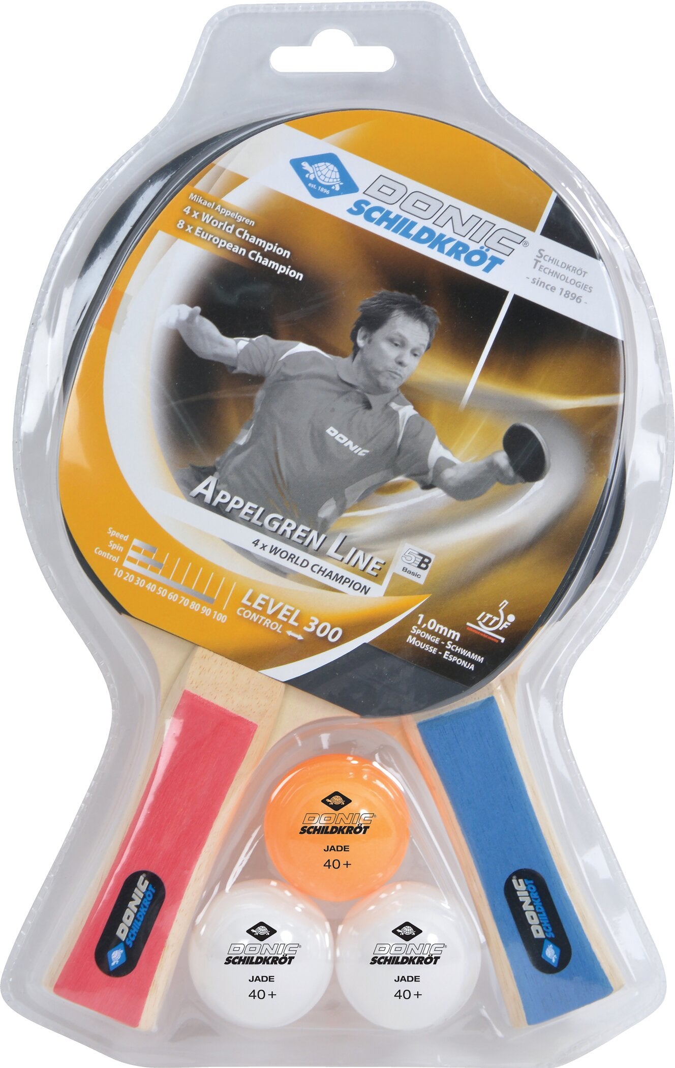 DONIC SCHILDKRÖT TT-Set SOPO Level 300 im Blister Tischtennis DONIC SCHILDKRÖT