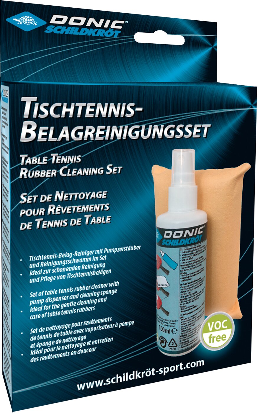 DONIC SCHILDKRÖT TT-ZUBEHÖR BELAGREINIGUNGSSET, DONIC SCHILDKRÖT
