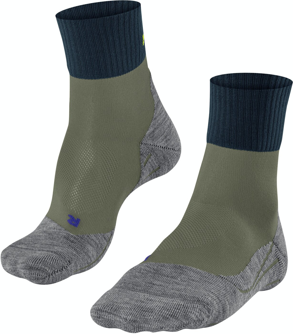 FALKE ess Herren Socken FALKE TK2 Short Cool Wandersocken FALKE 7756 calla green 39-41
