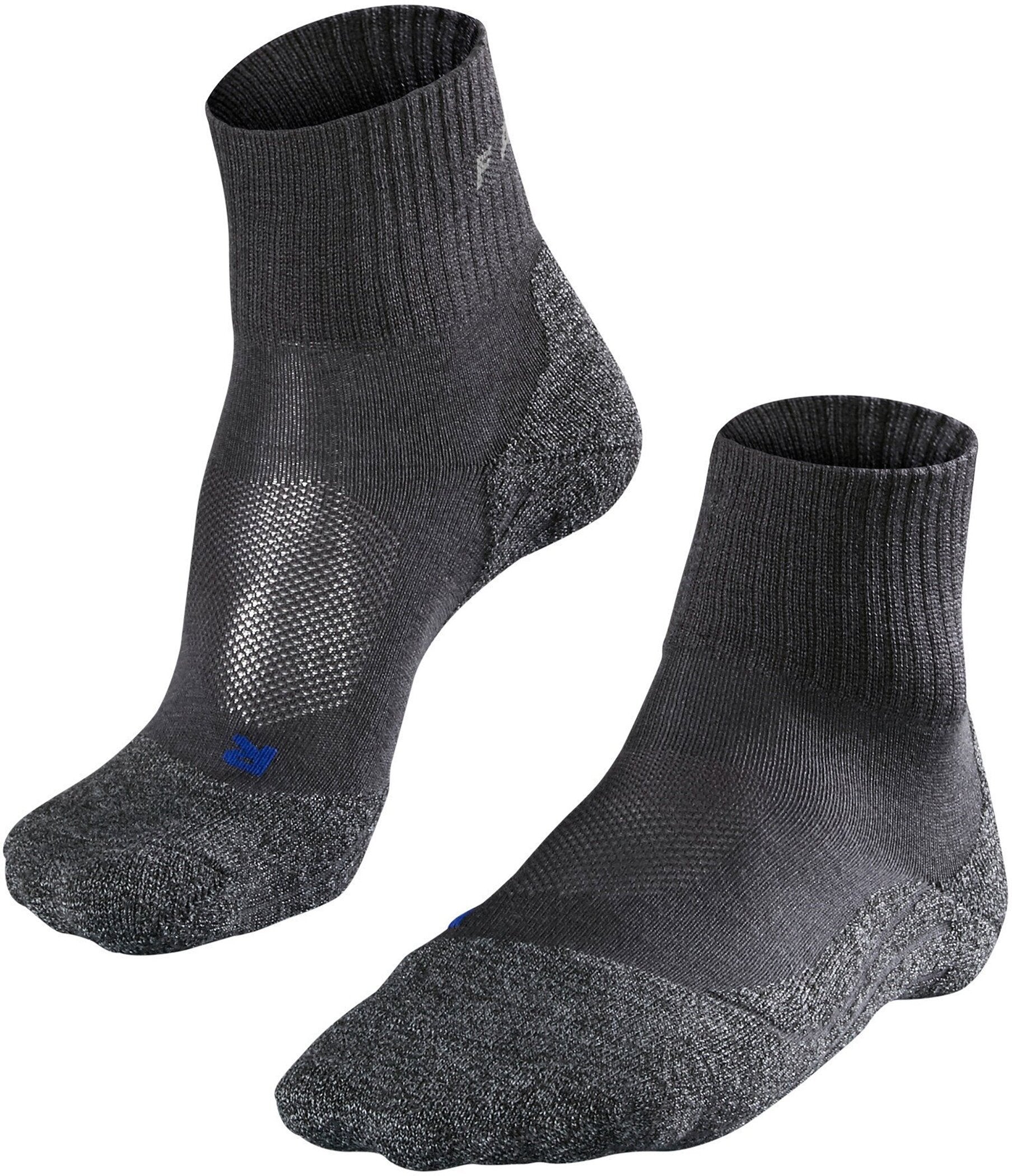 FALKE ess Damen Socken FALKE TK2 Short Cool Wandersocken FALKE 3180 asphalt mel. 35-36