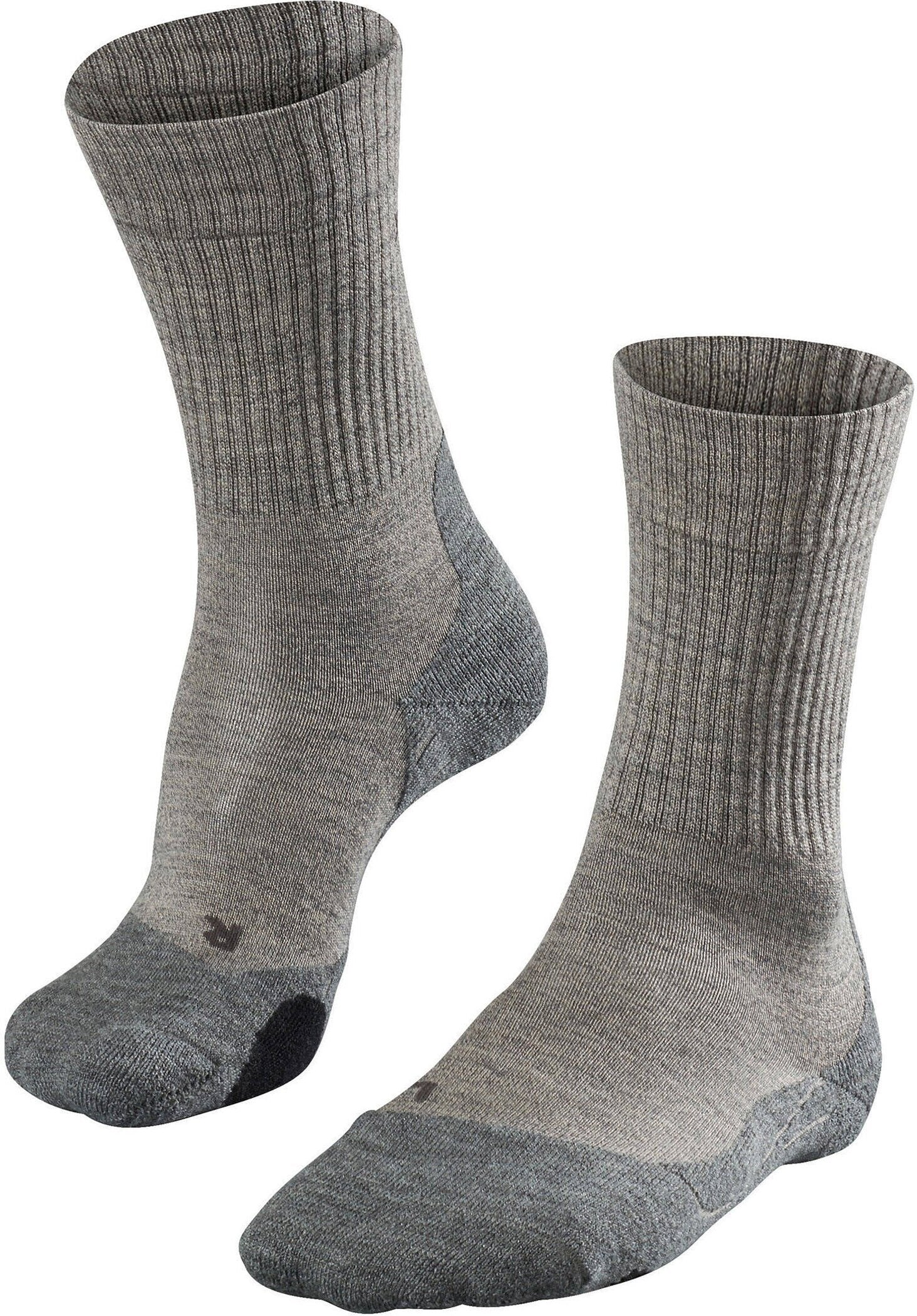 FALKE Damen Trekkingsocken "TK 2 Wool Wandersocken FALKE 4310 kitt mouline 35-36