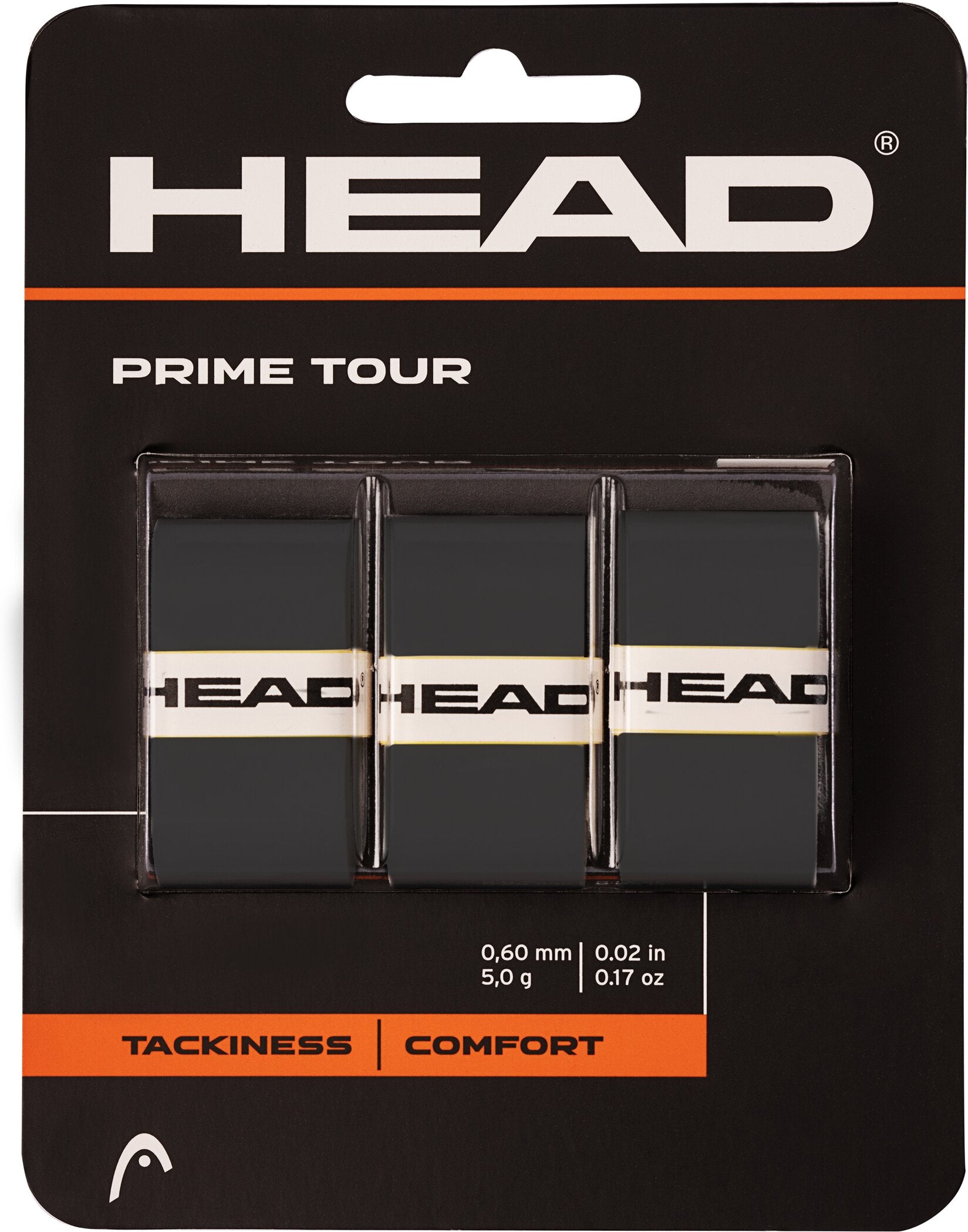 HEAD Gripband Prime Tour 3 pcs Pack Overgrip Tenniszubehör HEAD BK black -