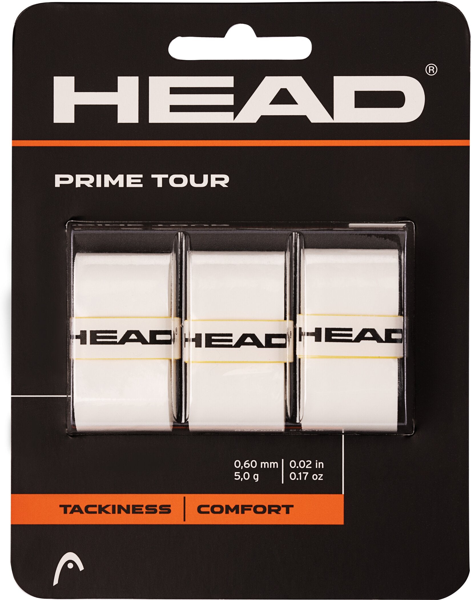 HEAD Gripband Prime Tour 3 pcs Pack Overgrip Tenniszubehör HEAD WH white -