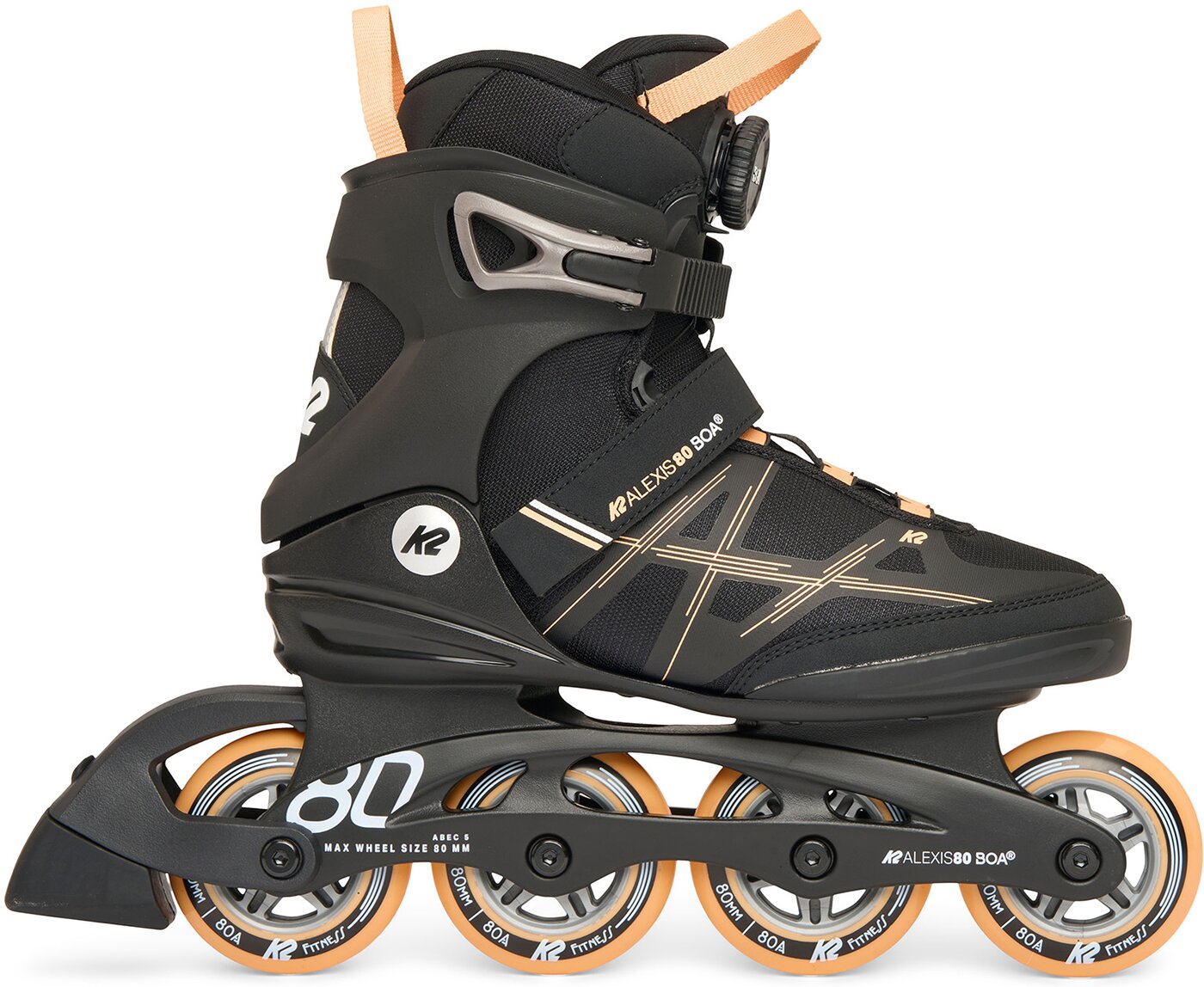 K2 ALEXIS 80 BOA Inliner K2 1 black - pink 8.0