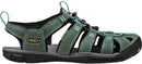 KEEN CLEARWATER CNX LEATHER W-MINERAL BL Trekkingsandalen KEEN NA MINERAL BLUE/YELLOW 37.5