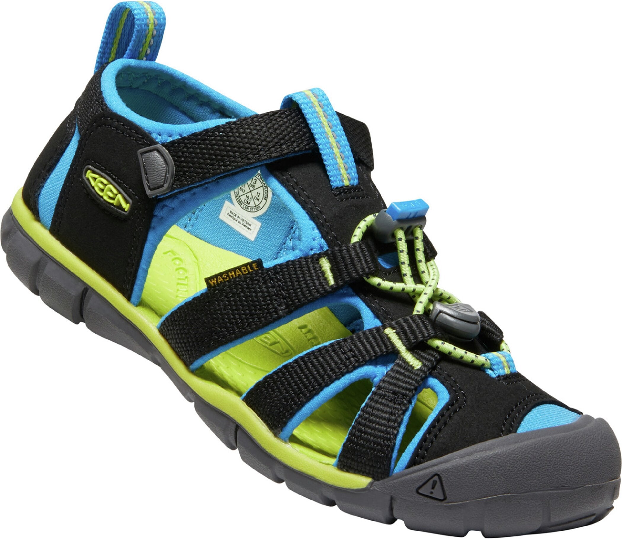 KEEN SEACAMP II CNX C-BLACK/BRILLIANT BL Trekkingsandalen KEEN NA BLACK/BRILLIANT BLUE 31