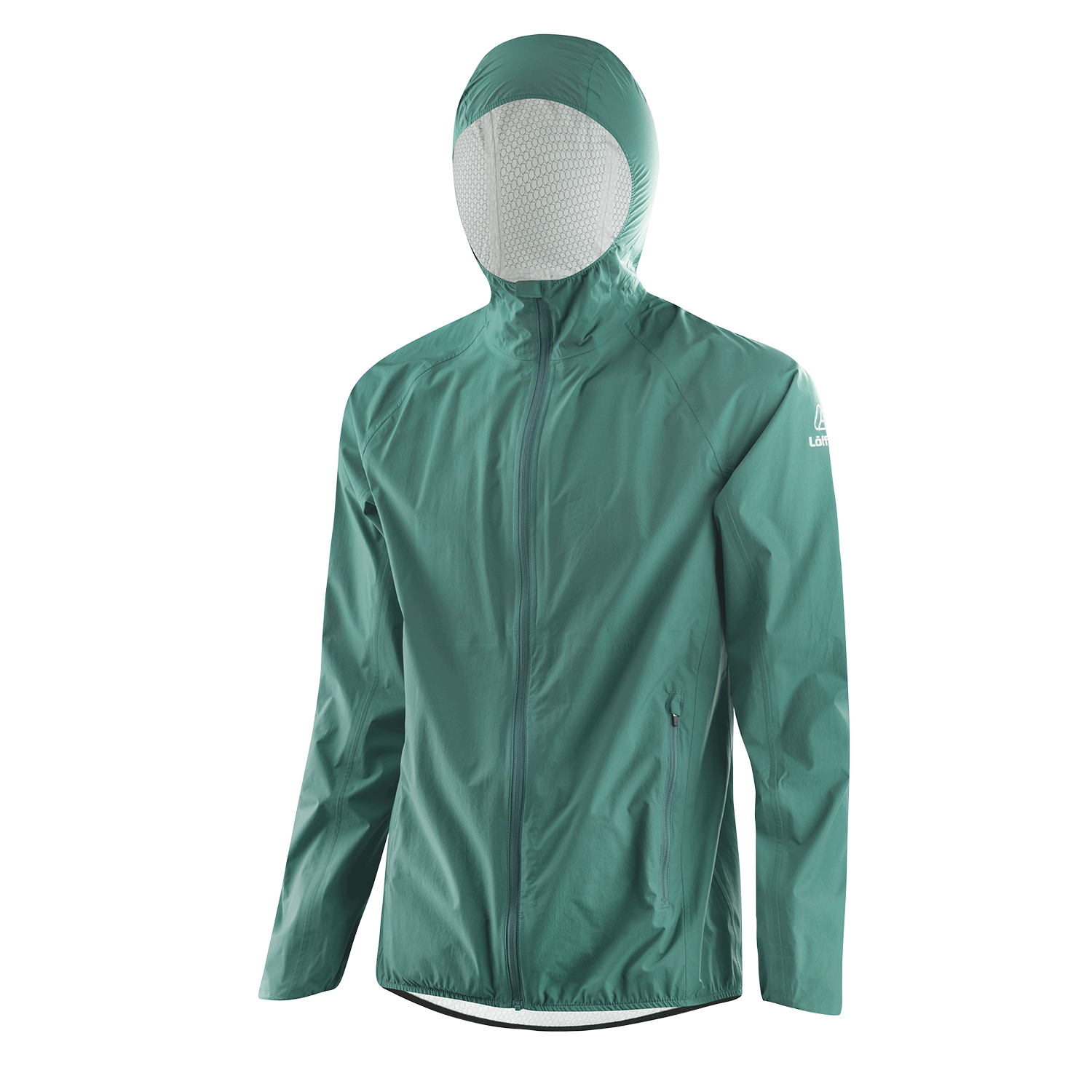 LÖFFLER M HOODED JACKET WPM POCKET Fahrradjacken LÖFFLER PINE 48