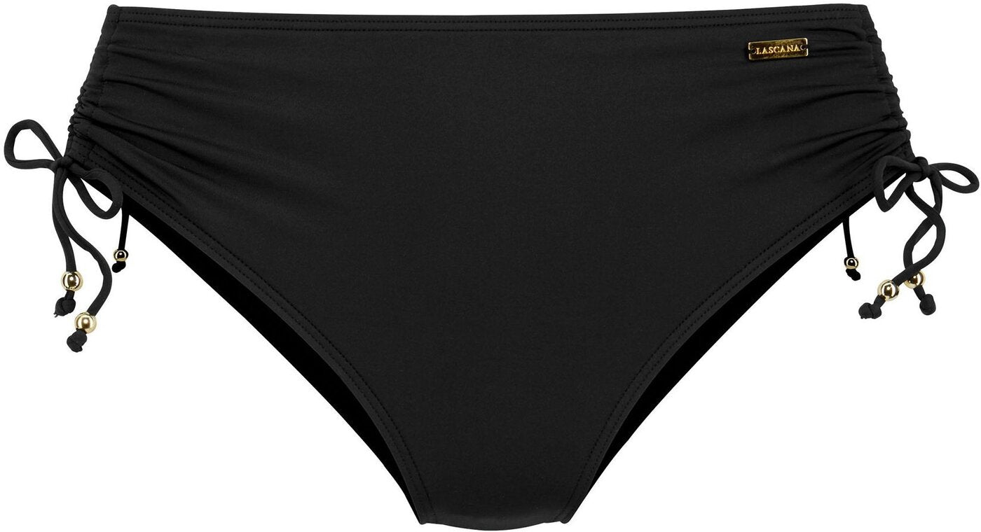 LASCANA Bikinihose Raffung Bikini LASCANA black 46