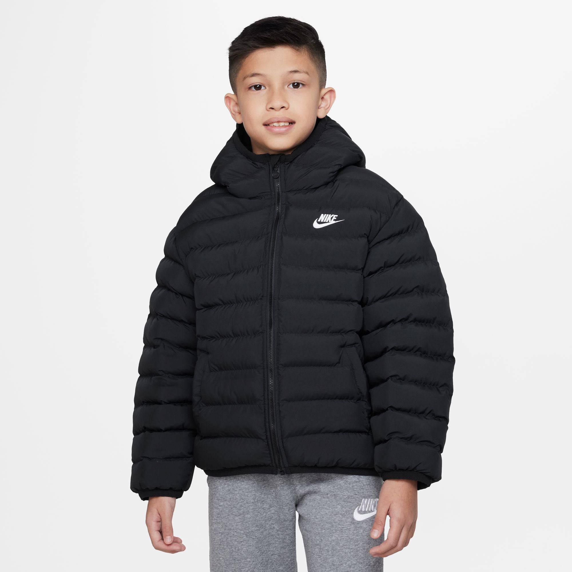 NIKE K NSW LOW SYNFL JKT ADP Trainingsjacken NIKE BLACK/BLACK/WHITE S