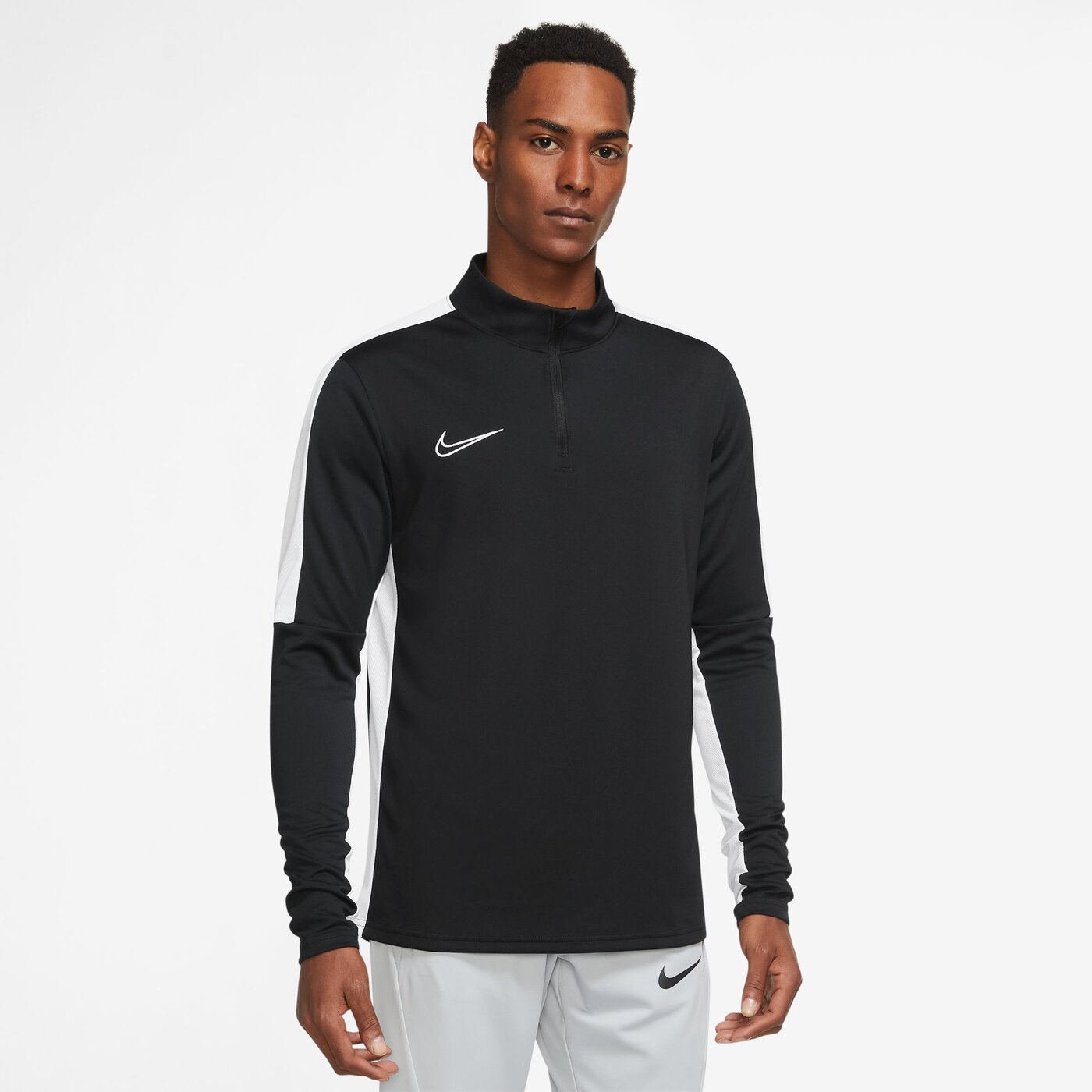 NIKE M NK DF ACD23 DRIL TOP BR Fußballoberteile NIKE BLACK/WHITE/WHITE S