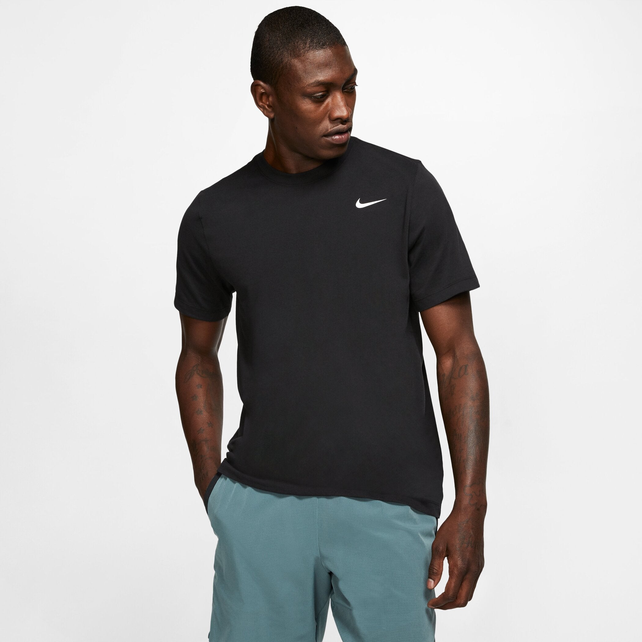 NIKE Fußball - Textilien - T-Shirts Crew Solid T-Shirt Trainingsshirts NIKE