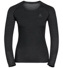 ODLO Damen BL TOP Crew neck l/s ACTIVE F-Dry Unterhemden ODLO 15000 black S