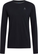 ODLO BL TOP crew neck l/s MERINO 20 Unterhemden ODLO 15000 black S