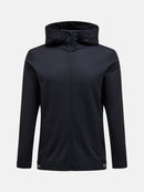 PEAK PERFORMANCE M Rider Tech Zip Hood-BLACK Wandershirts /-hemden PEAK PERFORMANCE BLACK M