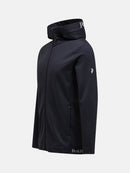 PEAK PERFORMANCE M Rider Tech Zip Hood-BLACK Wandershirts /-hemden PEAK PERFORMANCE