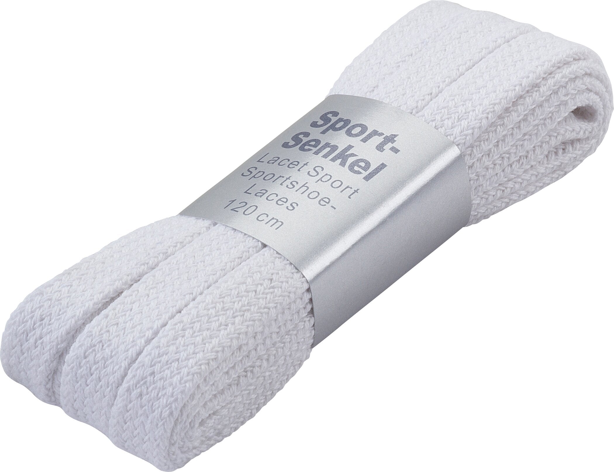 PRO TOUCH Schnürsenkel 120 cm flach schmal Laufzubehör PRO TOUCH WEISS000 -