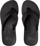 QUIKSILVER Herren Zehensandalen "Carver Nubuk" Badeschuhe & FlipFlops QUIKSILVER SBKM SOLID BLACK 42