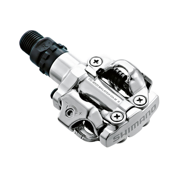 SHIMANO SPD Pedal PDM520 Pedale SHIMANO o. Reflektoren mit Schuhplatten -