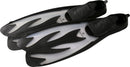 TECNOPRO Kinder Taucherflossen F5 JR Wassersport TECNOPRO TRANSPARENT/BLACK 28-29