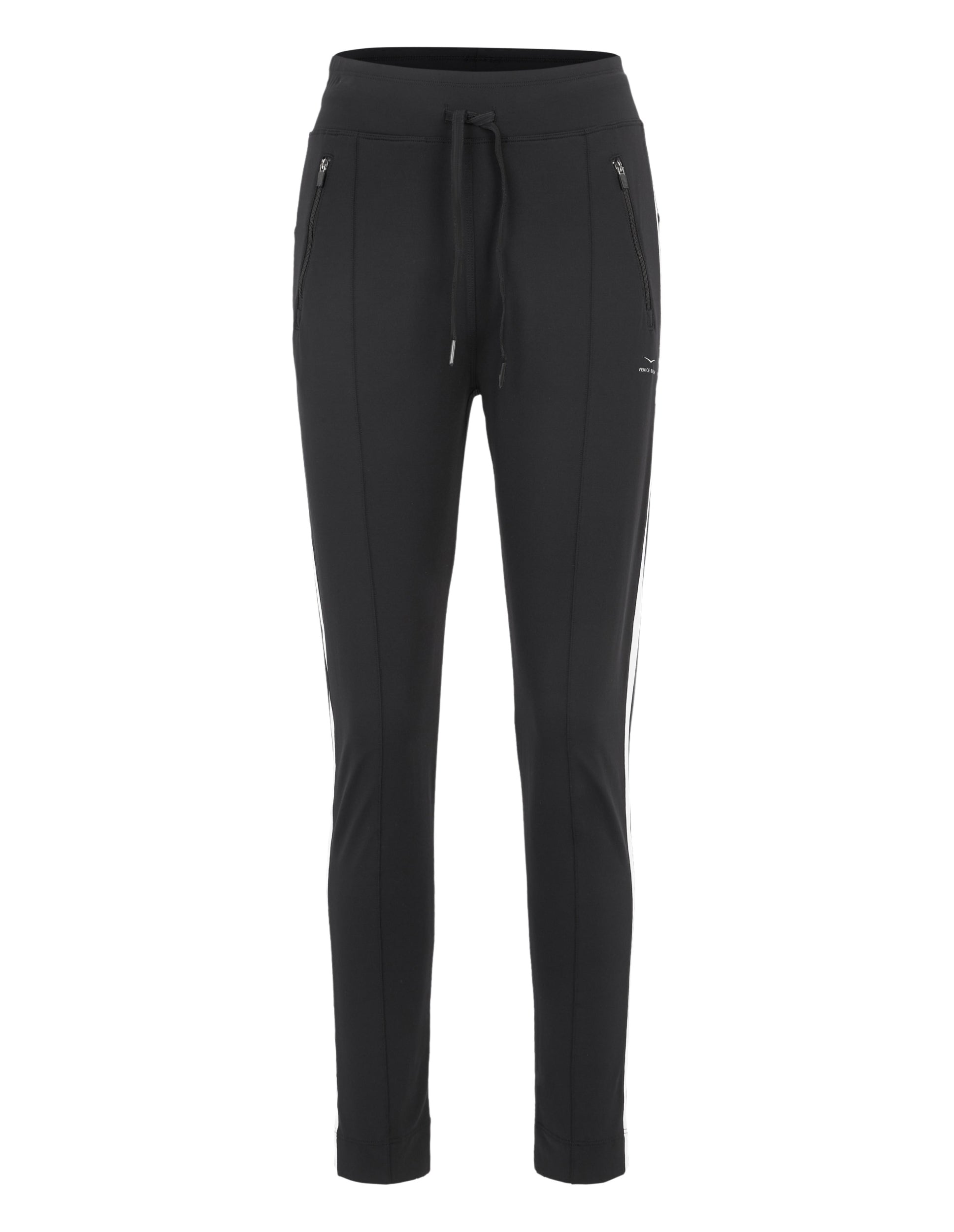 VENICE BEACH VB_Shenley D Pants 1/1 Trainingshosen & Jogginghosen VENICE BEACH 990100 black_white XS